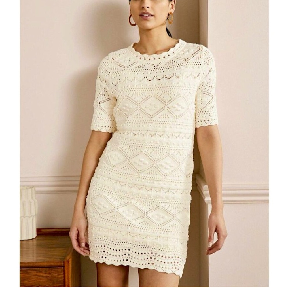 Boden Claudia Textured Knitted Dress